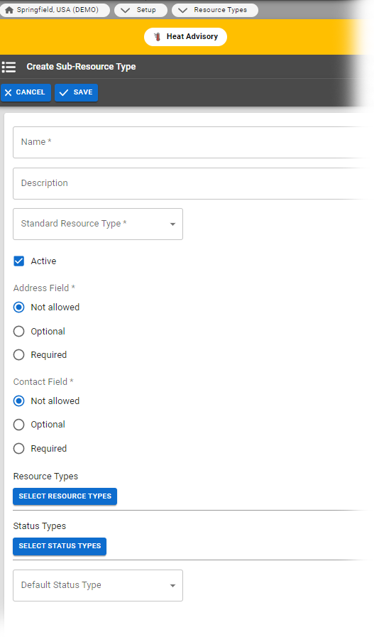 EMResource Create or edit sub-resource type